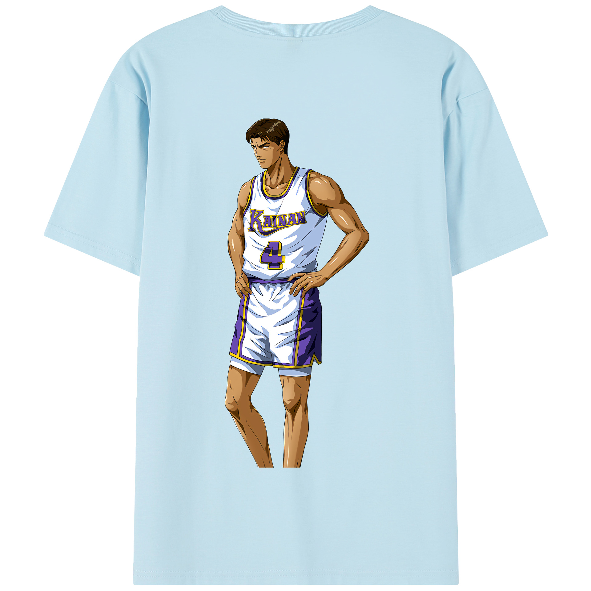 （画像用） SLAM DUNK／スラムダンク 綿100％半袖Tシャツ（背面プリント）